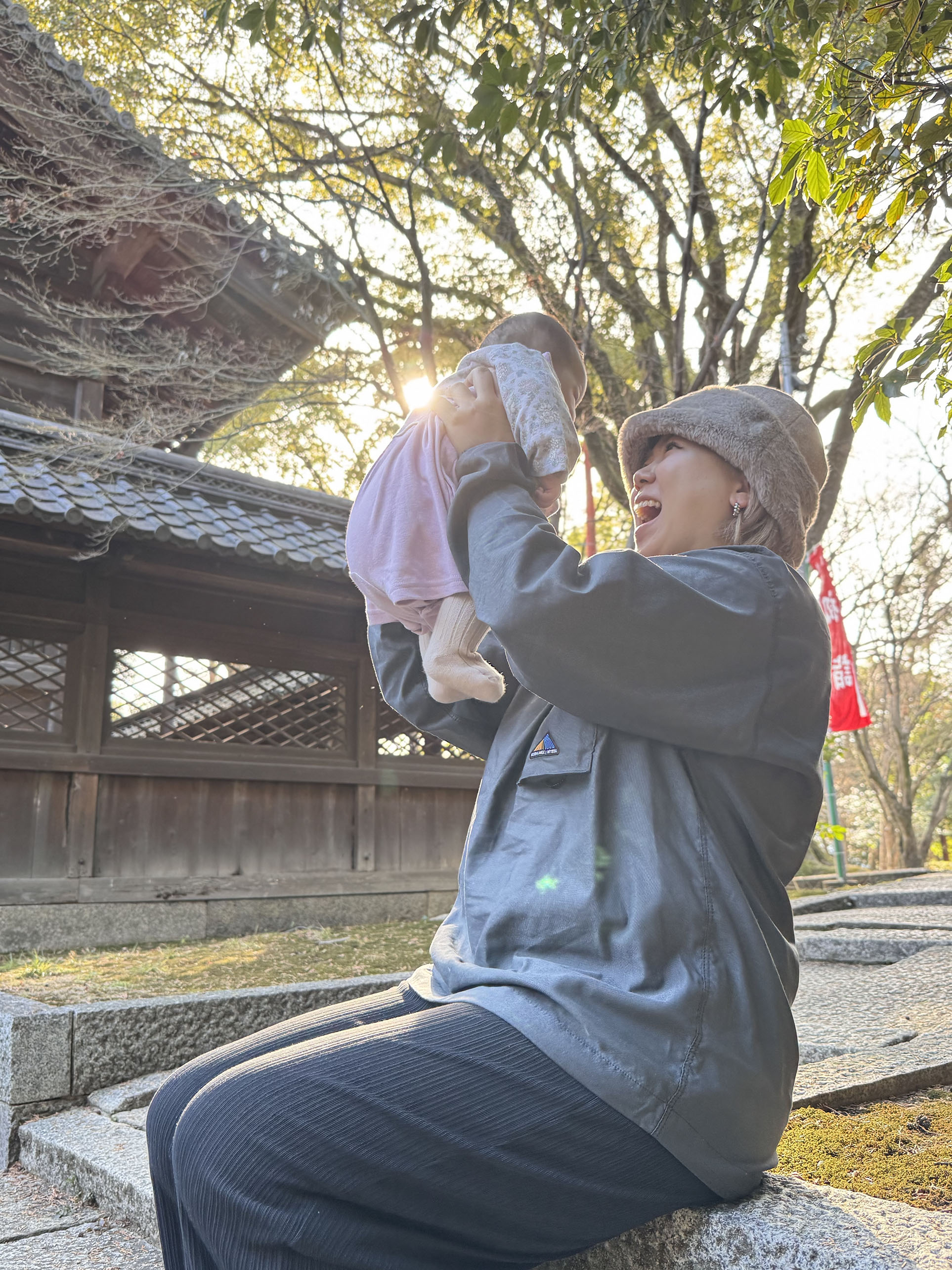 「たかいたかーい！」