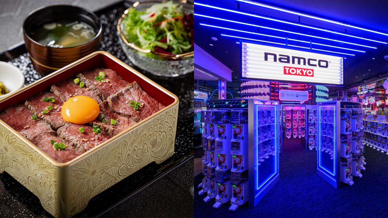 Kobe　Beef　Dining 和牛特区　「神戸ローストビーフ重【90g】」チケット（2枚）＆　namco TOKYO 　アミューズメントチケット　2000円