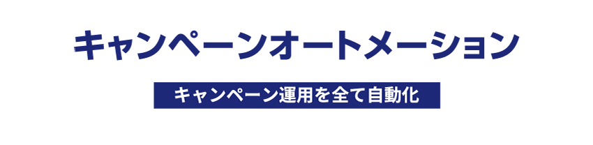 2020年最新のサスティナブル仕様 キャンペーンオートメーション キャンペーン運用を全て自動化