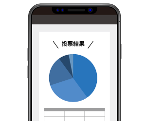 リアルタイム集計投票結果ページ