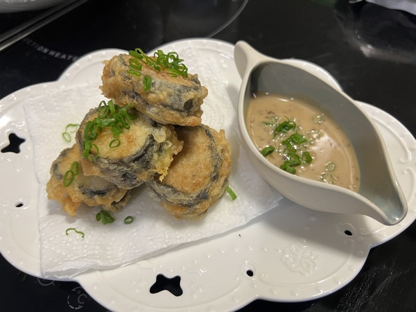 Enoki Seaweed Rolls in Crispy Rice Paper