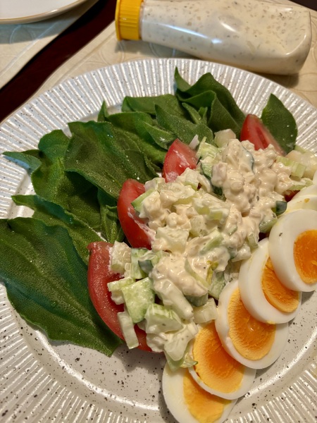 ゆでたまごレモンタルタルサラダ