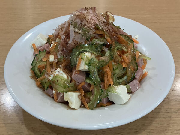 🍱 火を使わず簡単！  🌿 ゴーヤーチャンプルー風・琉球サラダ