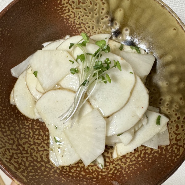 山芋のサラダ　梅昆布風味