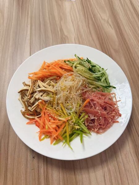丘比徽味茶干火腿拌三丝