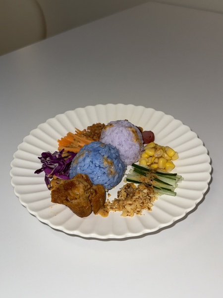Nasi Lemak Inspired Salad