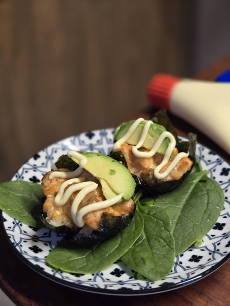 One-Mouth Salmon Sushi Bake