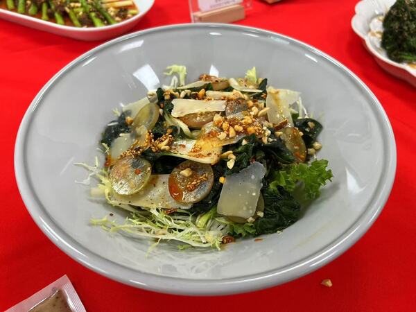 宁夏奶白菜苏丹葡萄沙拉