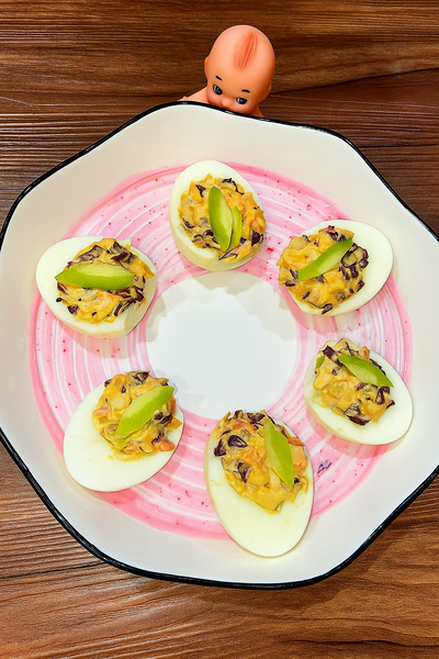 Egg Boat Coleslaw