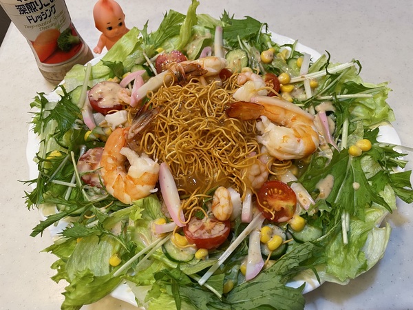 長崎しっとり皿うどんサラダ