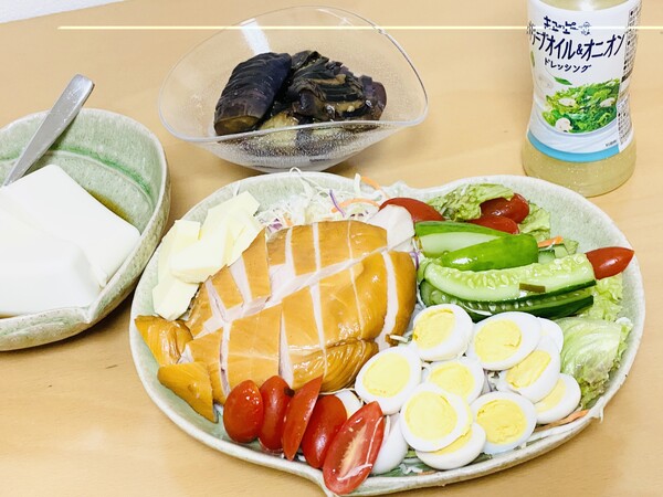 たんぱく質しっかりとれる夏サラダ