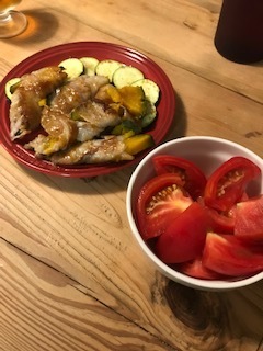 かぼちゃ肉巻き