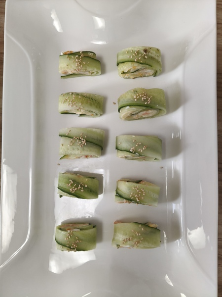黄瓜土豆鸡蛋泥卷