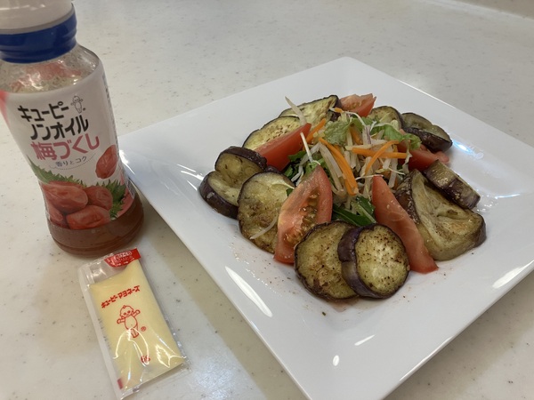 旬のmayo焼きなすサラダ