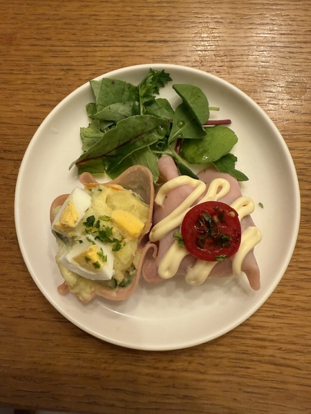ポテトサラダ・ハム包み
