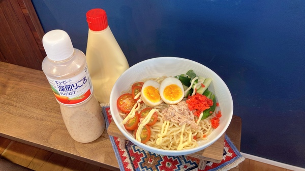 自家製野菜のサラダ冷やし中華