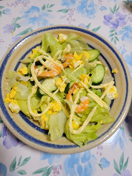夏の簡単サラダ