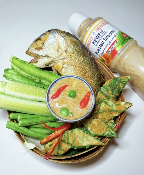 Thai Spicy shrimp paste dipping sauce(Nam Prik Kapi)
