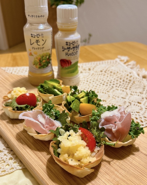 カリっとひとくちご褒美サラダ