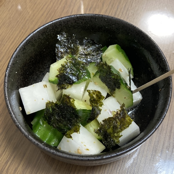 大根きゅうりのパリポリサラダ