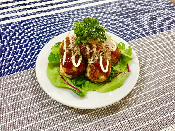 超簡単☆ ポテサラたこ焼き