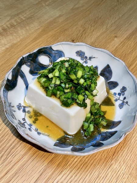 にら豆腐