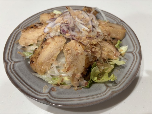 てりやきチキンのオニオンサラダ