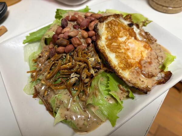 Sesame Twist Nasi Lemak ※焙煎胡麻サラダ（ナシレマ風）