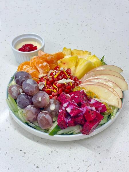 Fortune Lou Sang Salad (Salad for Malaysia Chinese New Year Celebration)