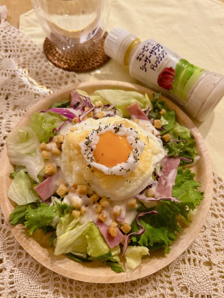 Egg in Cloudのシーザーサラダ