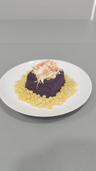 Sweet potato Kukus with Coleslow